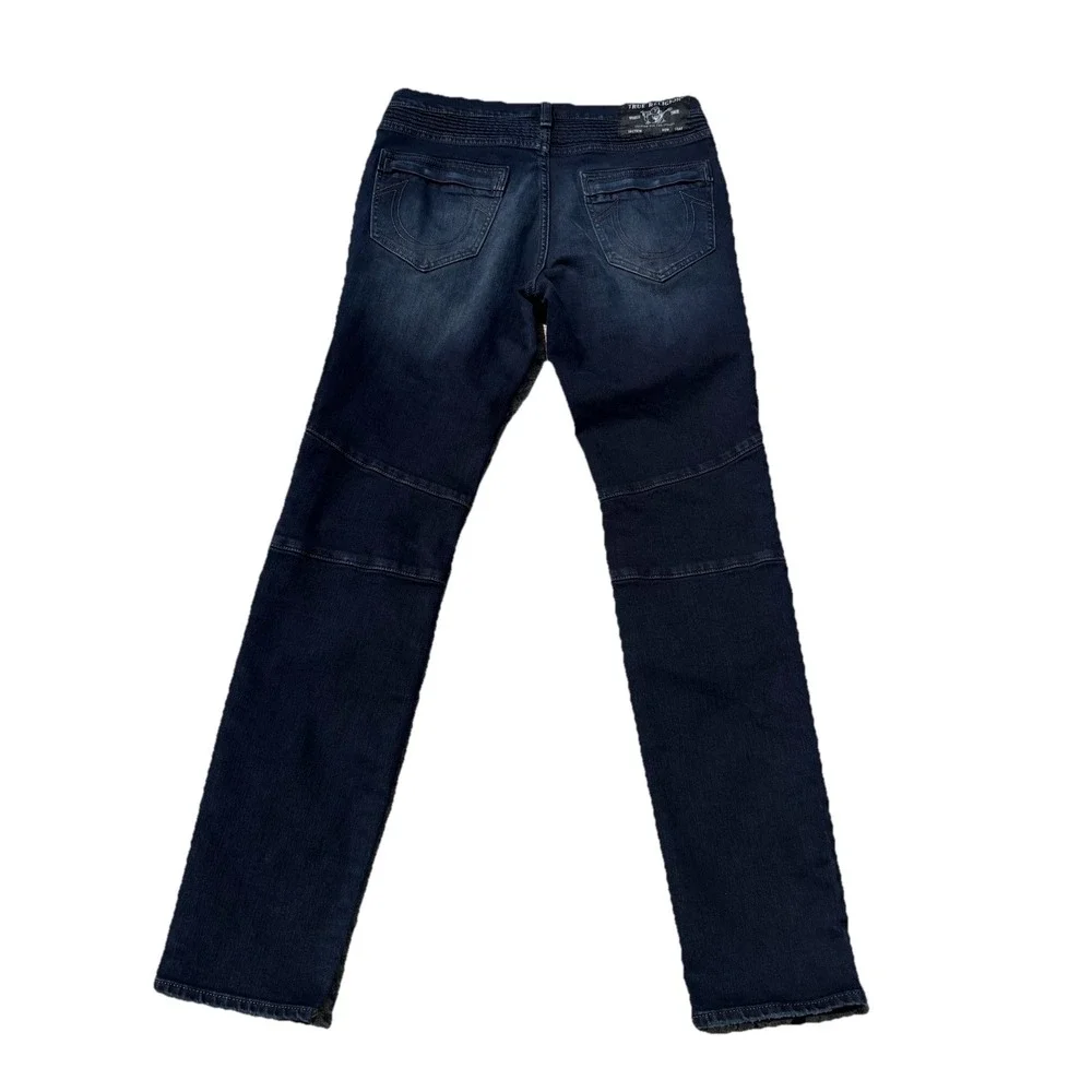 True Religion Jeans Rocco‎ Skinny Blue Men's Size 31x33 Dark Wash
